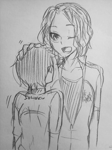 大昔に描いた手嶋さんと手坂と東坂が発掘された 