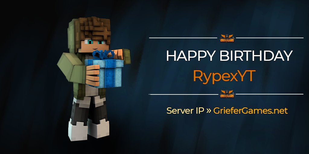 +++ GEBURTSTAG +++

Unser Developer <a href="/RypexOfficial/">RypexOfficial</a> feiert heute seinen 21. Geburtstag!

Wir wünschen dir alles Gute! Lass dich feiern! 🥳🎉