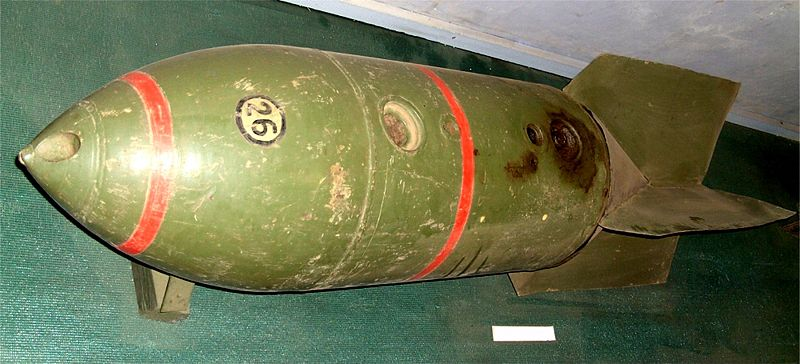 80% of the Tabun was put into 250kg aerial bombs for the Luftwaffe. Generally of this size and shape.