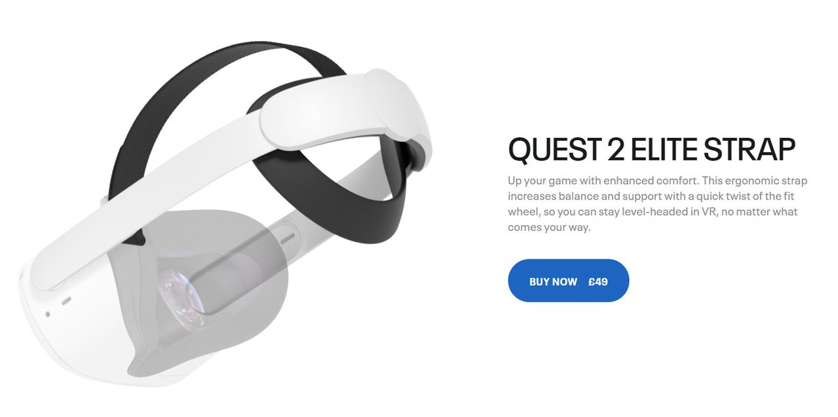 As per pretty much every other review - I& #39;m not a fan of the new straps for the Quest 2. They feel... OK, but less comfortable and supportive than other VR solutions. It& #39;s not hard to see why people recommend the Elite strap (even if it& #39;s a $/£50 extra, which feels ridiculous).