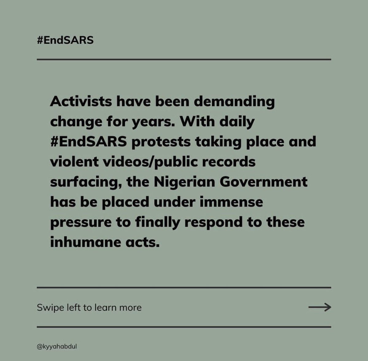 MinaWorldPeace's tweet image. Everything you need to know. #EndSars