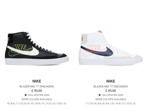 nike reverse logo blazers