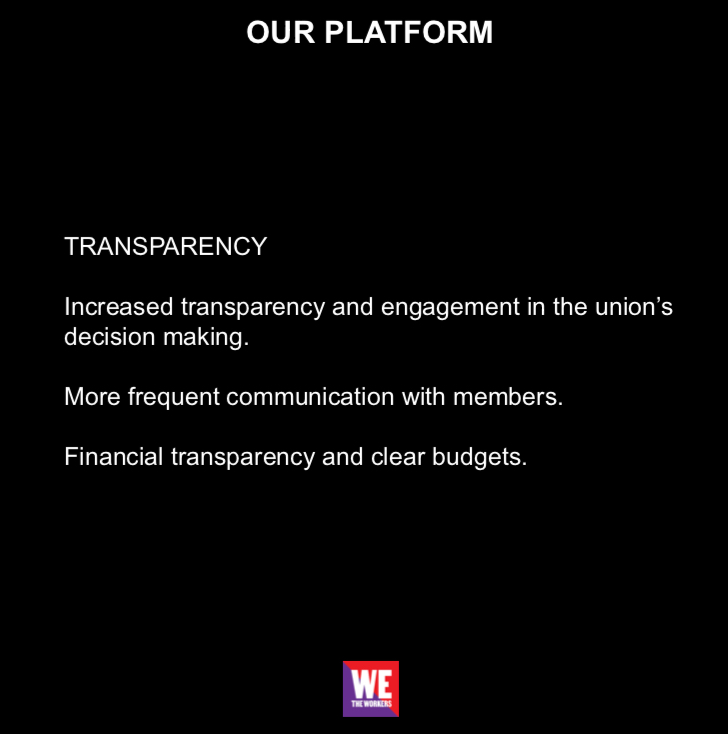 wetheworkers1's tweet photo. We the Workers candidates stand for transparency, solidarity &amp; respect. Vote for us for ACTUAW 7902 on Oct 29 &amp;30. https://t.co/eeI5XtSnzq https://t.co/XCG7FLVruA