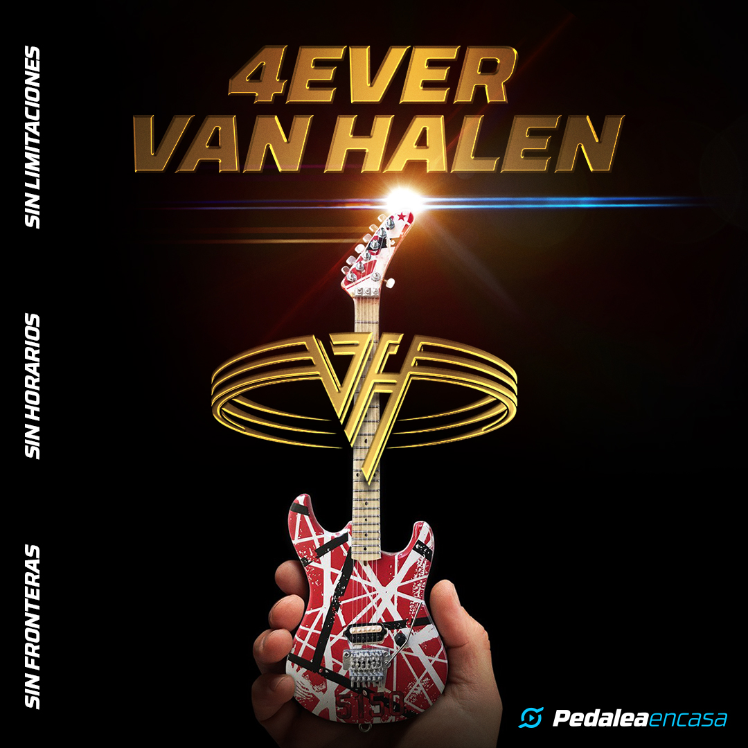 Spintensity's tweet image. Pedaleaencasa.com  presenta:  
       “4ever Van Halen”

Una sesión muy especial con la música de quien fuera proclamado como uno de los 10 mejores guitarristas de todos los tiempos:
✝︎ Edward Lodewijk Van Halen (Eddie Van Halen) 1955 / 2020

💻 → pedaleaencasa.com