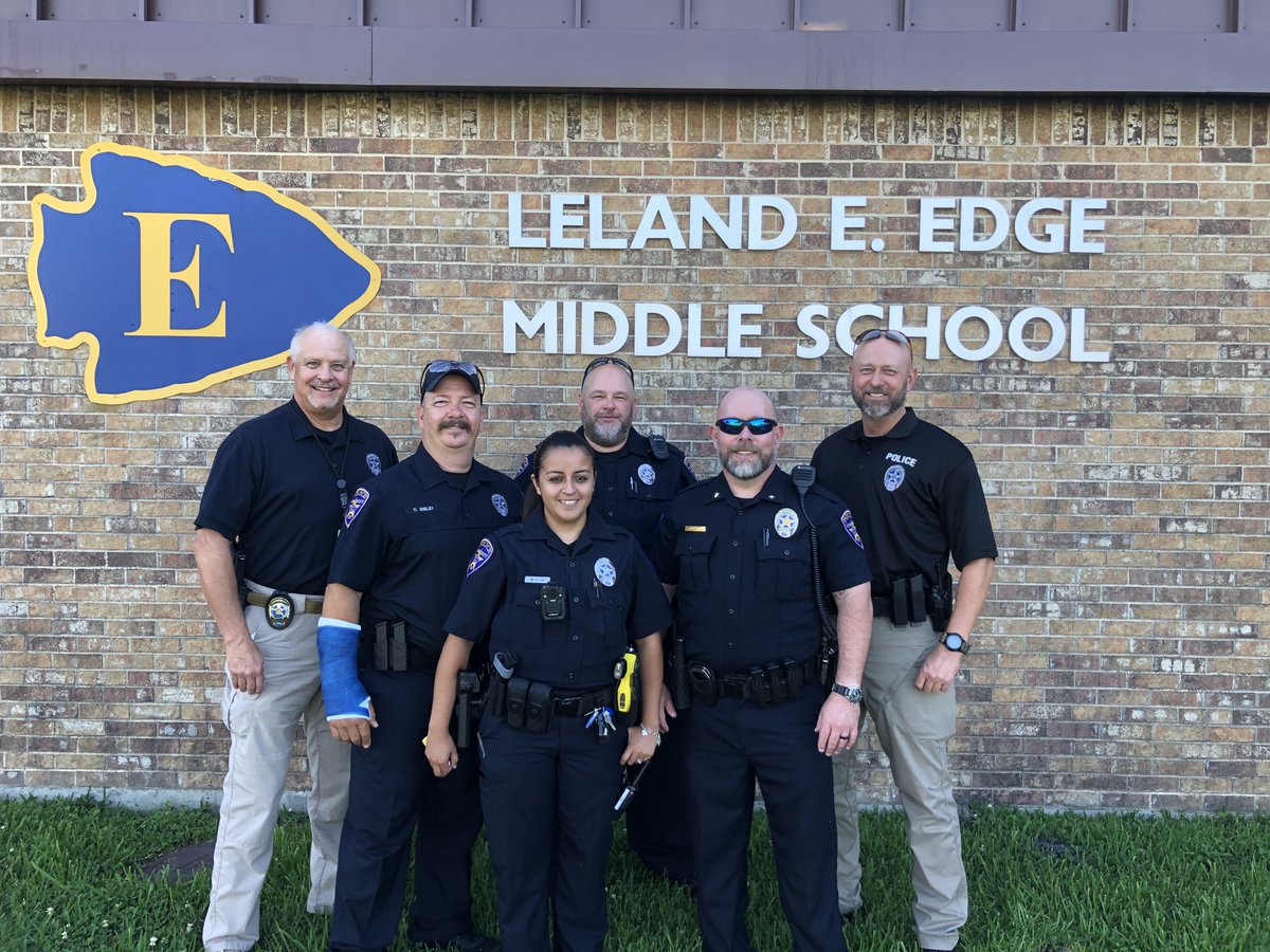 Did you know it's #NationalSafeSchoolsWeek?

A big part of keeping our schools safe is our on-campus police department. Thank you so much to Chief Morrison, Officer Sibley, Officer Scott, and Officer Holland as well as Reserve Officers Christian &amp; Meeks

#ThriveThrough #commUNITY