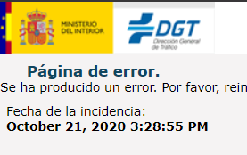 _rlopez_'s tweet photo. @DGTes la opción de informe detallado en https://t.co/uJgHvpXTWF no funciona. ¿tenéis previsión de cuando lo vais a arreglar? :-) https://t.co/zUe6Plf9WX