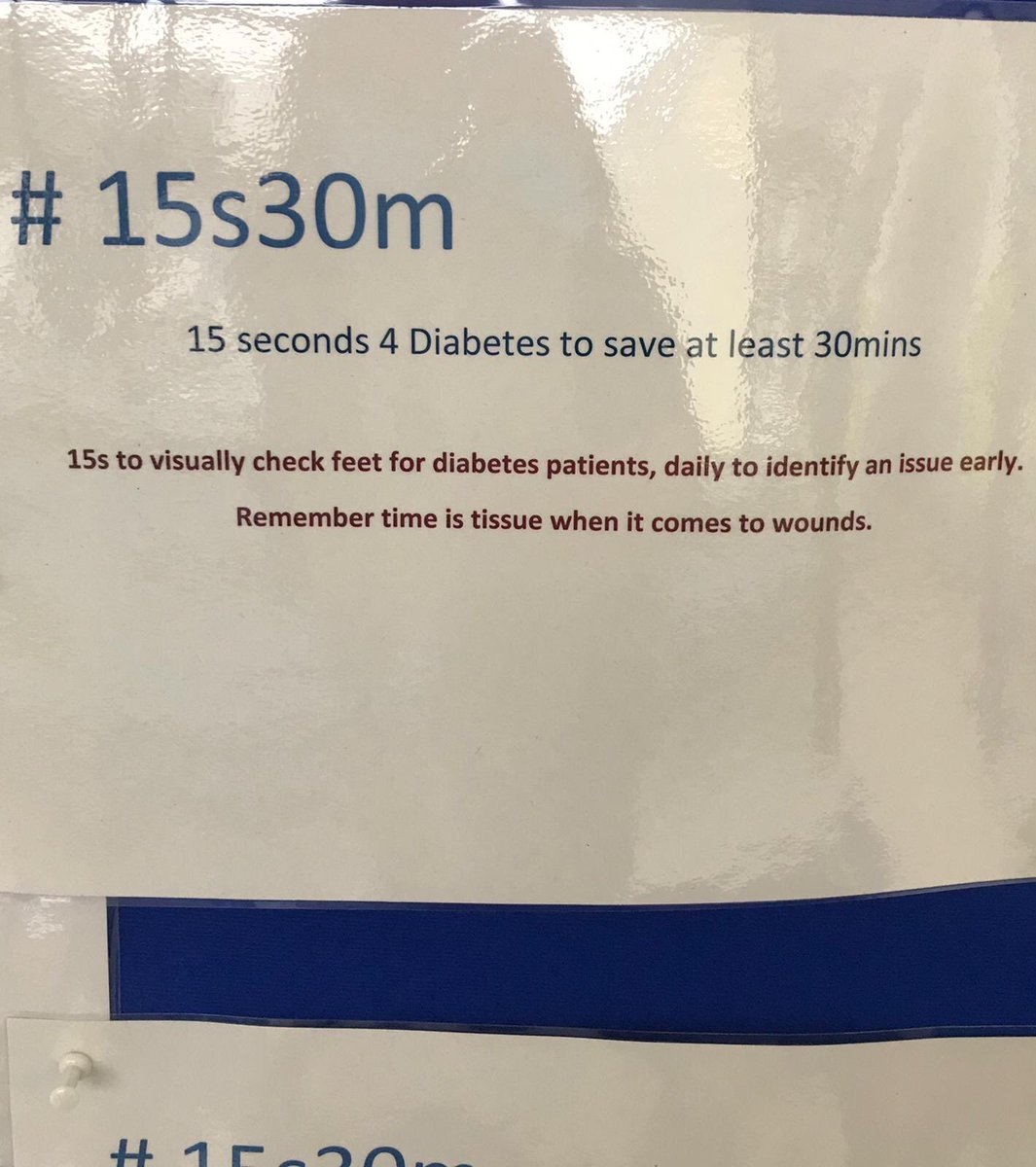 4 great 15 sec 30 mins ideas from our fantastic diabetes team - sometimes it’s the simple things that make the biggest difference. Thank you Angela and team 😍@MTW ⁦@MTW_TT⁩ ⁦<a href="/15s30m/">15 seconds 30 minutes 💙</a>⁩