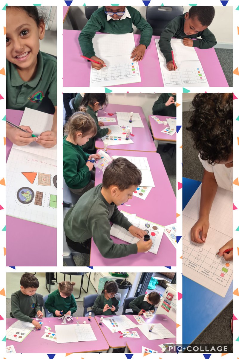 MrsHarrison_APS's tweet image. This week we have been recognising &amp;amp; exploring the properties of 2D shape. 
The children completed some great work in their books today. ◻🔺️🟢 #shapehunt #sortingshapes #mathematics #2dshape  #teamwork