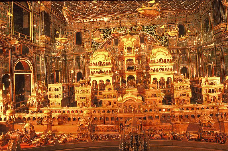 TIinExile's tweet photo. Soniji Ki Nasiyan (Ajmer)

This  beautiful temple uses 1000 kg of gold to carve out a depiction of the holy town of Ayodhya. https://t.co/6626obKrGO