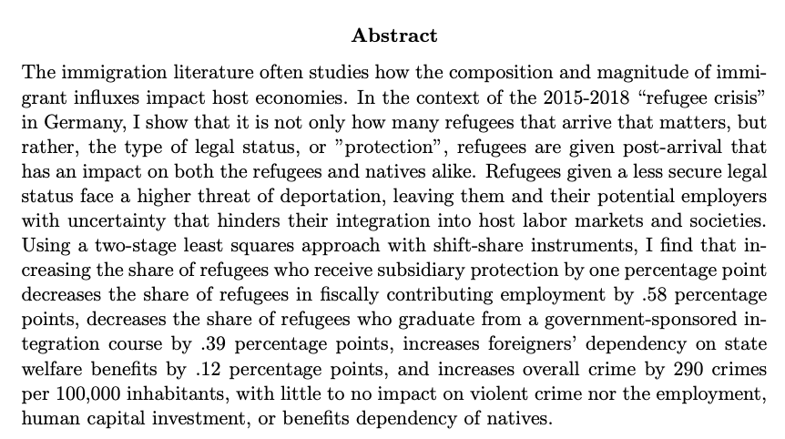 Jacquelyn PavilonJMP: "Why Protection is Important: the Impact of Uncertainty on Refugee Integration"Website:  https://sites.google.com/a/georgetown.edu/jacquelynpavilon/home