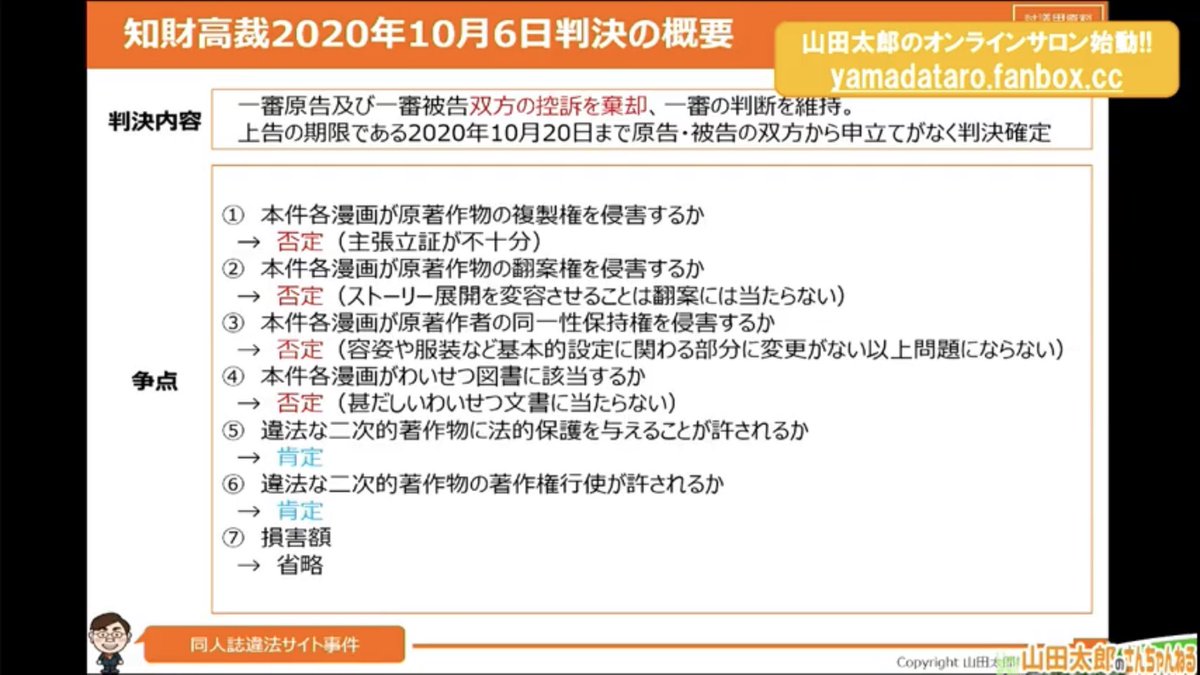 人物名や場面の流用は著作権侵害にならない 二次創作の法的位置付けを 山田太郎議員がとてもわかりやすく解説 二次創作は薄氷の上 Togetter