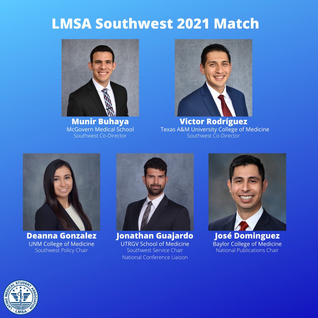 lmsa_southwest's tweet photo. Good luck to @munirbuhaya @futuro_drvicks @el_ticitl31 @jrafdominguez and Deanna Gonzalez! #surgery #combinedtraining #primarycare #Psychiatry #familymedicine https://t.co/cWT4VhmrFL