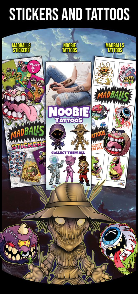 AllstarVending's tweet photo. 🎃Allstar Vending's best selling Terror Stickers and Tattoos series are what you NEED to have in your machines for this spooky season.🎃

#halloween  #allstarvending #bulkvending #flatvending #vendingmachine #vendinglife #vendingmachinebusiness #spooky #creepy #stickers #tattoos https://t.co/EIWJ4bjqX2