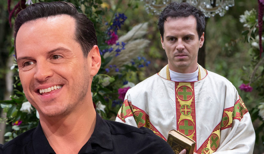 Happy birthday to Andrew Scott who played the \SEXY PRIEST\\ in \"season 2\" of Flirtin\ Fleabag. A WONDERFUL MAN! 