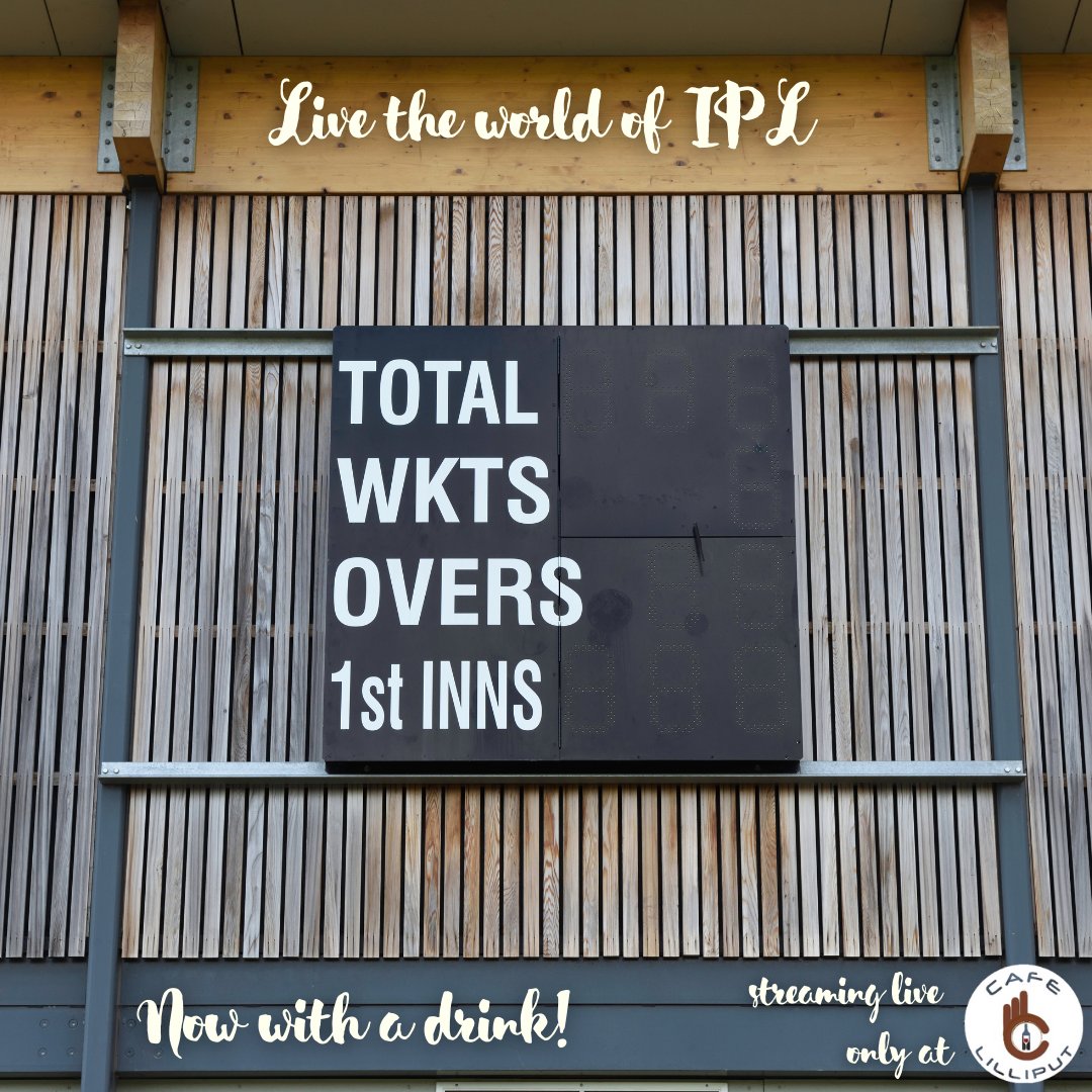 CafeLilliput's tweet photo. Live The World IPL Now With Drink, Streaming Live Only At Cafelilliput
.
.
.#drinkstagram #quoteoftheday #liveyourbestlife #writing #thoughts #qotd #writerscommunity #motivational #wooden #streaming #live #drinks #ipl #streaminglive #wood #text #cafelilliput https://t.co/0s62kbKXwU