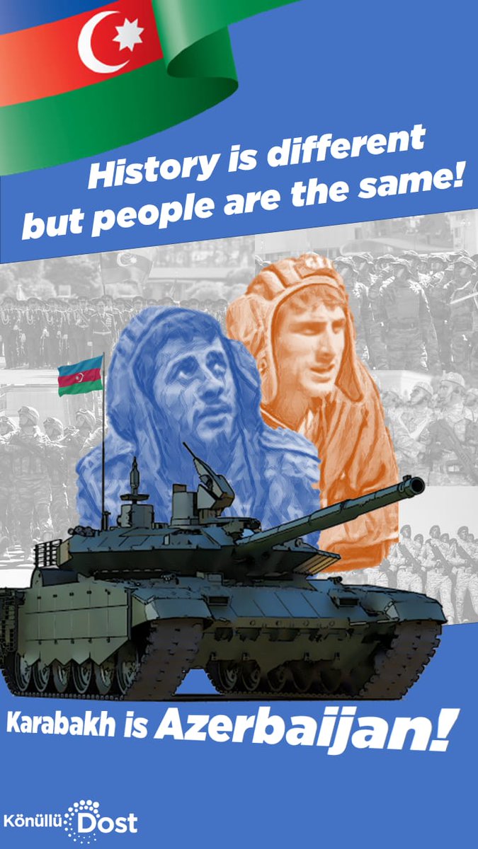 Although #history has changed, people have not!
#Azerbaijan #KarabakhisAzerbaijan