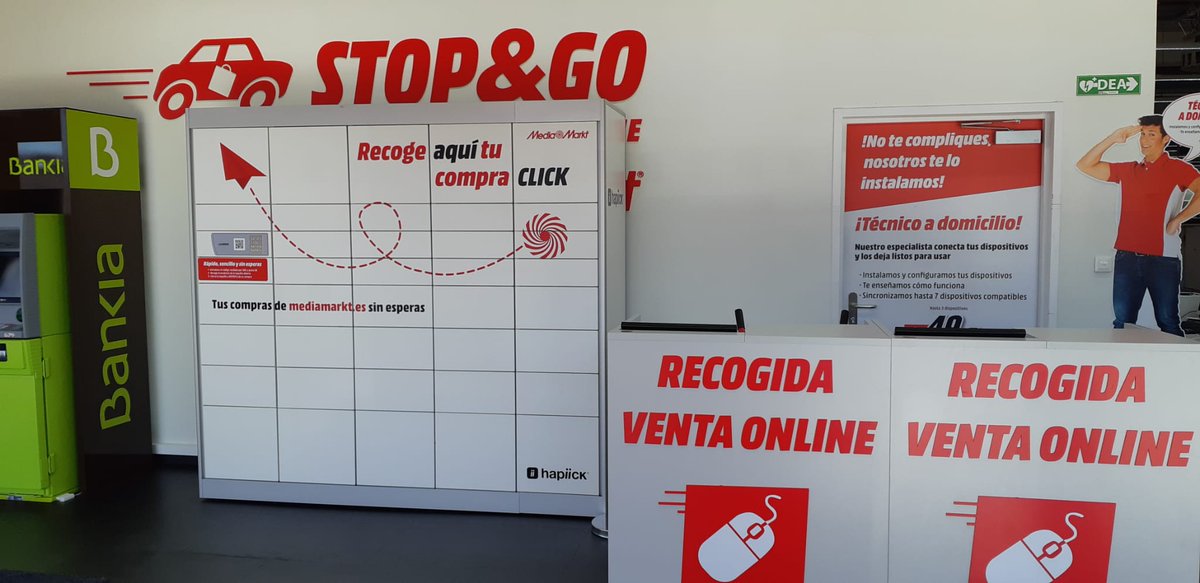MediaMarkt_es's tweet image. ℹ️ Ya tenemos TAQUILLAS para la recogida de tus pedidos ONLINE en todas nuestras tiendas 🏬 gracias a la colaboración con @hapiick

🏃‍♀️ De una forma rápida e inmediata, recoge tus productos sin necesidad de esperas ni colas 🛡️ #MediaMarktService #Lockers