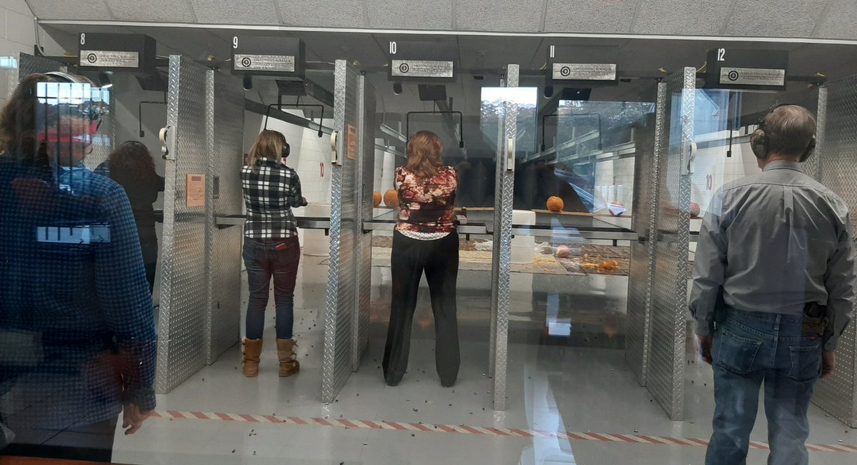 accur8firearms's tweet photo. Last Friday night we hosted our TWAW Oakland County Chapter Halloween Party! We "carved" some pumpkins on the range, dug into a DIY caramel apple bar and got festive with a costume contest! We know how to have fun over here! #accuraterange #twaw #pumpkincarving https://t.co/nhBwMaXd3h