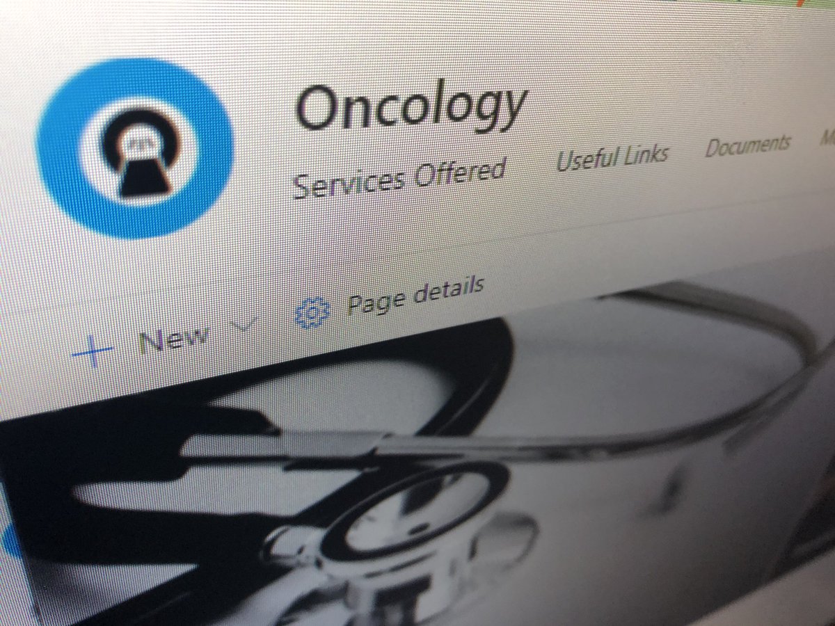 Congrats to <a href="/UHMBT/">MorecambeBayNHSTrust</a> Oncology department on their brand new intranet site 🏆