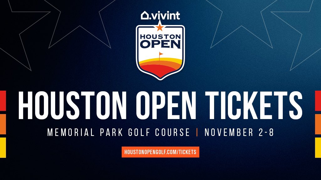 Tickets are available now! All attendees must adhere to local health and safety guidelines. 🎟: HoustonOpenGolf.com #VivintHO