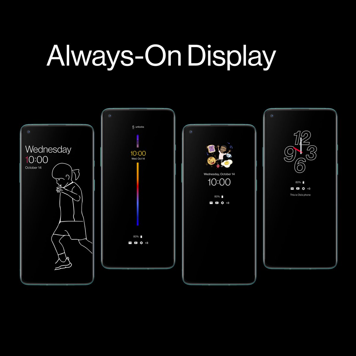 oneplus_fr's tweet image. Découvrez notre nouvel Always-On Display dans #OxygenOS11 sur le #OnePlus8T.

Lequel préférez-vous?