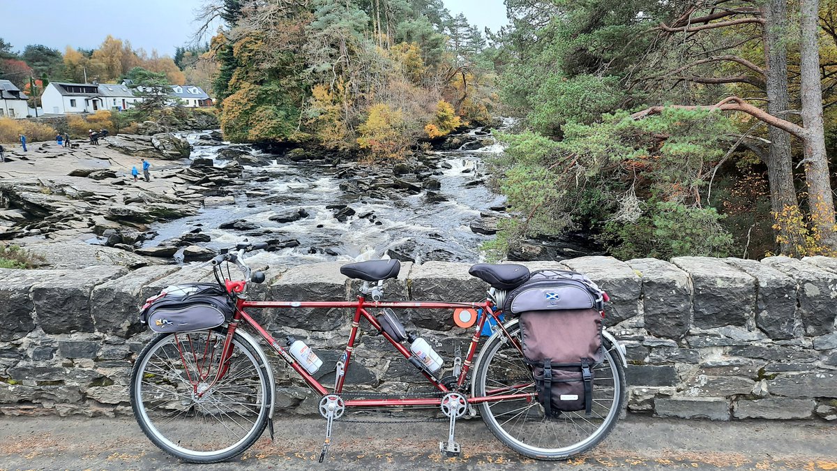 Hope <a href="/PKCTrust/">Perth and Kinross Countryside Trust</a> likes photo of <a href="/matildasmusings/">Matildas Musings</a> #tandem at Falls of Dochart in Killin (technically within area!) after tough but fun pedal from Callander enjoying Autumnal beauty🍂🚵‍♀️🚵‍♀️ 
Blog about our mad adventures on bicycle made for two in Perthshire :
matildasmusingsdotcom.wordpress.com/2020/10/21/aut…