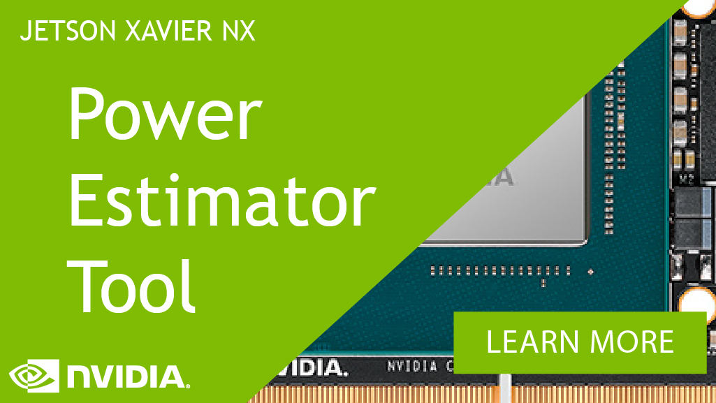 ConnectTechInc's tweet image. Take the guesswork out of power consumption! NVIDIA’s new #PowerEstimator tool allows you to optimize capability and lower power consumption on Xavier NX projects. 
jetson-tools.nvidia.com/powerestimator/

@NVIDIAEmbedded #Jetson #AIAtTheEdge #deeplearning #AI
