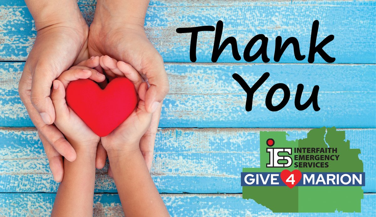 iesmarion's tweet photo. Thank you so much to all our donors that gave during #Give4Marion – we raised $44,515 thanks to you! On behalf of those we serve – thank you for being a blessing!  Together we can make a difference in the lives of others!  God bless you! https://t.co/KcUiHqizQj