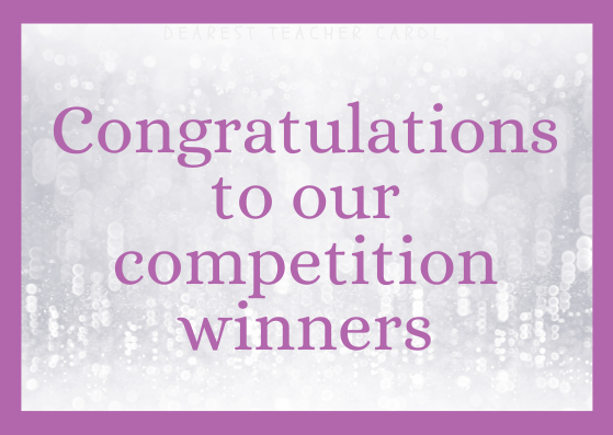 Love contacting my competition winners. Just waiting on one more person to get back in touch before all prizes delivered. Congratulations everyone