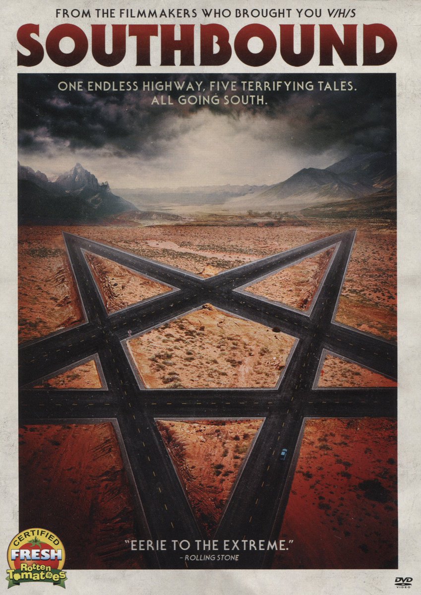 Southbound:Anthology series by the crew that made V/H/S, I really like the tone of this one, it's kind of got "Silent Hill In the Desert" vibes.