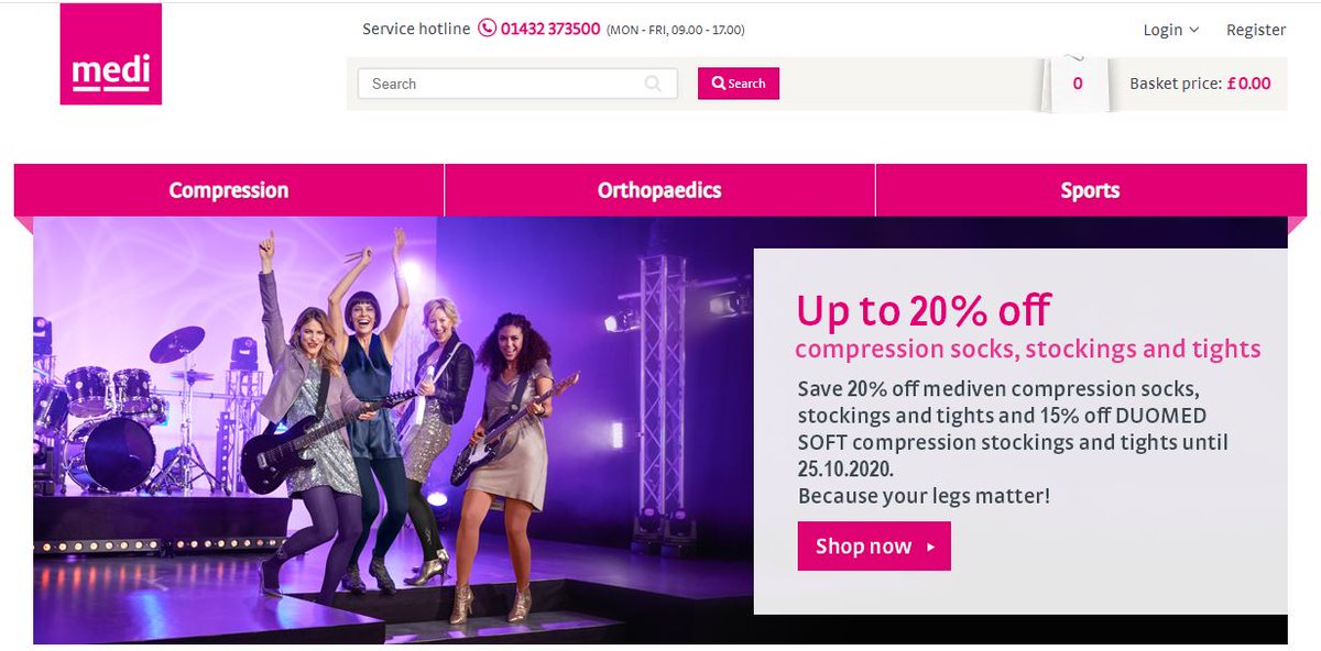 mediUKLtd's tweet image. Enjoy 20% off mediven and 15% off duomed soft compression socks and hosiery - ends 25 October! Be quick!
 fal.cn/3b3qg #compressionsocks #compressionhosiery #compression #veins #swollenankles #varicoseveins #oedema #lymphoedema #lipoedema #woundcare #wounds