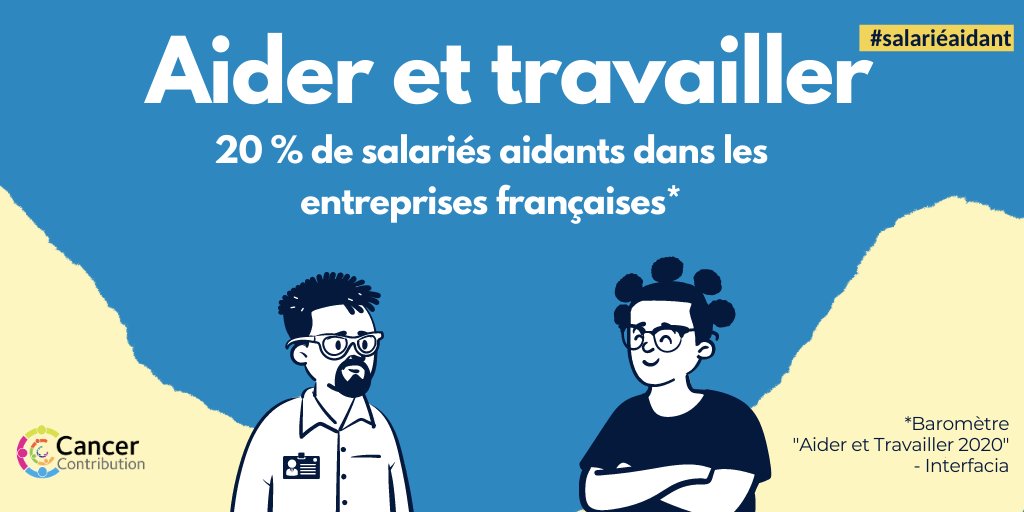 [Aider et Travailler]
Combien de salariés aident un proche❓
1️⃣/5️⃣ #salarié est #aidant en France. Parmi eux3️⃣9️⃣% s'occupent de 2personnes, soit 1️⃣9️⃣% de + qu'en 2017❗️
Dans le #Cancer 3️⃣/5️⃣ aidants travaillent🙏
<a href="/Interfacia/">Gabrielle GUEYE_Interfacia</a>
<a href="/CanceratWork/">Cancer@Work</a>
<a href="/AvecNosProches/">Avec Nos Proches</a>
<a href="/assojetaide/">Collectif Je t'Aide-Journée Nat. des Aidant·e·s</a>
<a href="/AssoAidants/">Aidants</a>