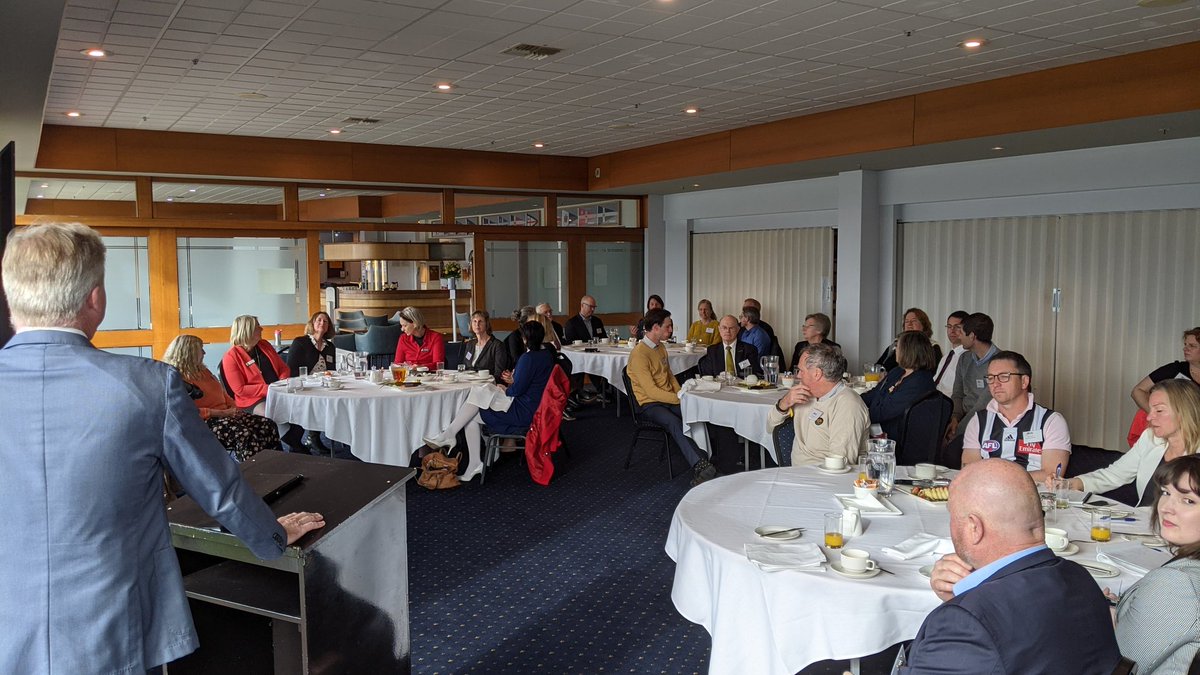 Candid reflections on our COVID response and advocacy for continued collaboration from Minister Rockiff at ACEL Tasmania's annual Breakfast with the Minister. Always great to catch up with passionate educators  @TasGovEducation <a href="/jeremyrockliff/">Jeremy Rockliff</a> <a href="/acelaustralia/">ACEL</a>