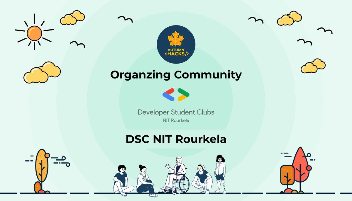 seconsetorg's tweet photo. Introducing @dscnitrourkela as our Organizing Community 💖

DSC NIT Rourkela are a group of people, who work on improving the technical culture of their campus.

Hack with them at: https://t.co/6p3sKSpBiv🔗

#AutumnHacksII🍁 #AutumnHacks #DSC #NIT #Rourkela #Communities #Teamwork https://t.co/VD7dt1gkEw