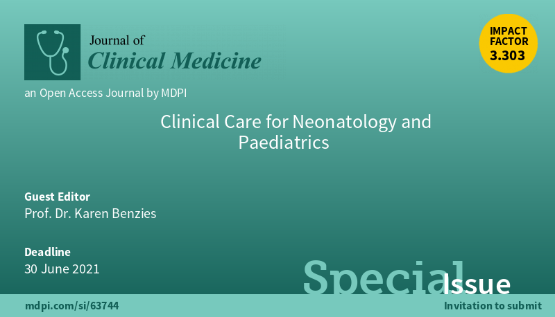 JCM_MDPI's tweet photo. #mdpijcm 
#SpecialIssue Clinical Care for Neonatology and Paediatrics
https://t.co/ByXKzPy62s @KarenBenzies
Submit your manuscripts before 30 June 2021！😉

#infants https://t.co/HROYfxfeCh