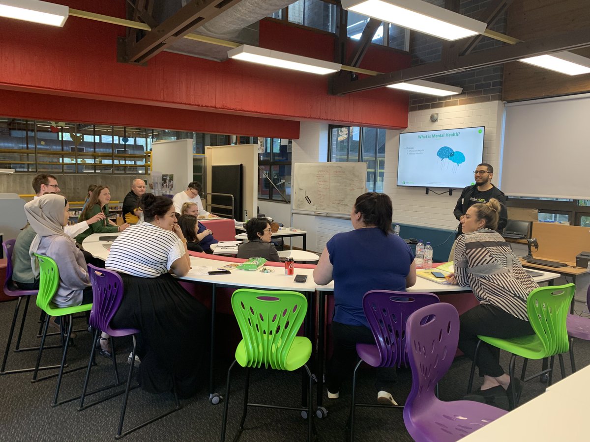 Concord High School Welfare Team took part in a Mental Health First Aid Course focusing on strategies to help students cope in this complex world they live in. Thank you to @ziyadserhan from @educAIDAu for a fantastic presentation- more sessions to follow later this term.