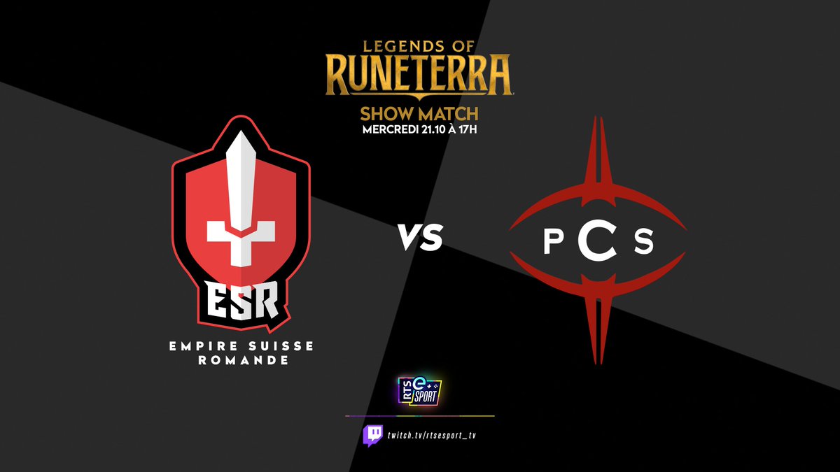 ESR_eSport's tweet image. Nouveau showmatch sur @RtsEsport ! 

🏆 Cette fois on veut la victoire ! (Ou au moins pas être fanny...)

🫕 @ESR_eSport 🆚 @ESR_eSport 🥖

Nos joueurs vont se mesurer au top 🇫🇷🇪🇺 sur @PlayRuneterra à 17h dans #SwipeIt avec @T0yBoy_, @Kymrilbee et @IrvineOff🎙️

#ESROnFire 🔥🇨🇭