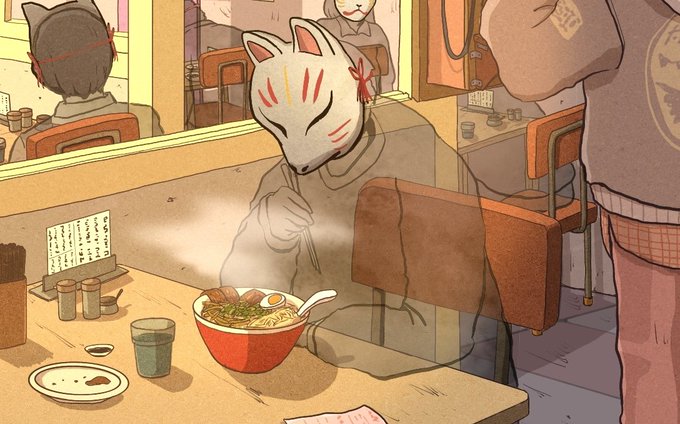 「レストラン 座る」のTwitter画像/イラスト(古い順)