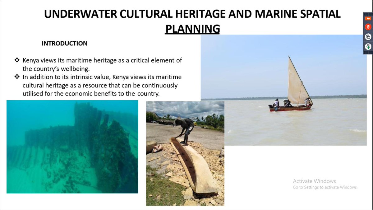 NWambiji's tweet photo. Lastly,@MiriamWainainaS and #HarrisonOnganda of @KmfriResearch highlighted the importance of #MSP mariculture. Proper data and information are key to success resp. Skills gap analysis #oceanexpert &amp; @IocUnesco Exciting news from @NMK on underwater cultural heritage @WiMSnetwork https://t.co/Ex1WQsCDbu