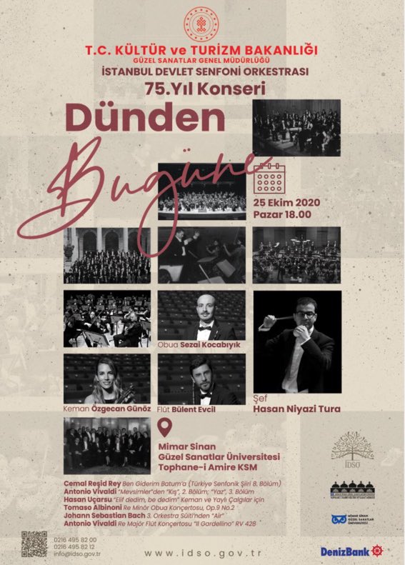 Konserimiz rahatsızlığım sebebiyle ileri bir tarihe ertelenmiştir. Sağlıklı günlerde bir arada olmak dileğiyle. #idso #msgsu