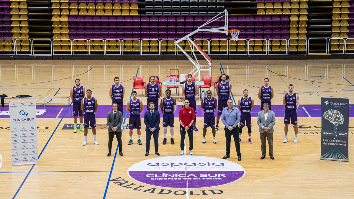 📷Os dejamos la fotografía oficial de los patrocinadores principales con la plantilla del <a href="/RVBaloncesto/">-</a> para la temporada de #LEBOro 2020-21.
#RealValladolidBaloncesto #AspasiaConElDeporte