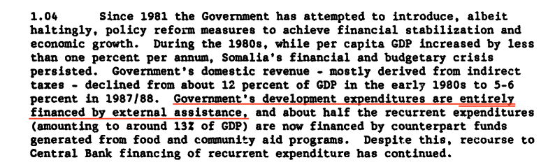  #Economically: What about all the projects you hear about that were completed during Kacaan? The Kacaan's development expenditure was ENTIRELY financed by external assistance, i.e. AID.