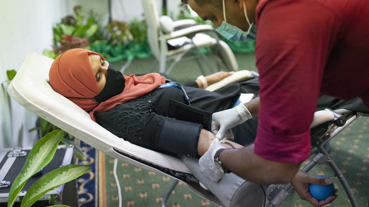 MACLmedia's tweet photo. MACL Blood Donation Camp was held @VelanaAirport with thalassemia centre today. The CSR event under the slogan " Donate Blood for Humanity" was initiated to support blood shortage within the country and was inaugurated by our CEO Mr. Gordon Stewart https://t.co/BuF91oV7Au