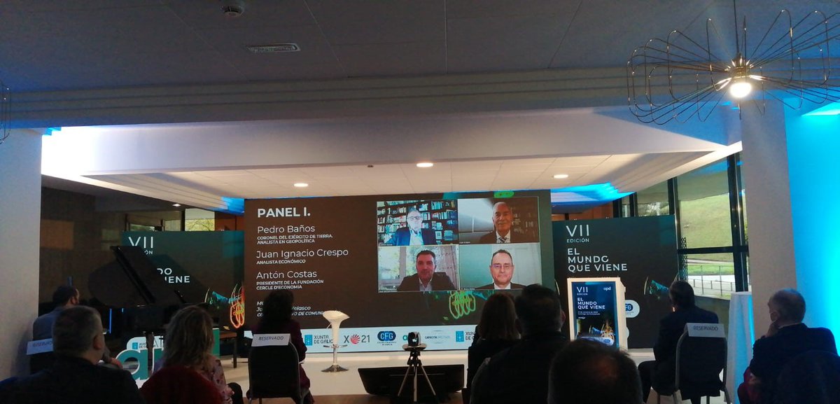 ageinco's tweet photo. #EstaPasando #VIIEdicion de "El mundo que viene". Propuestas de expertos y profesionales para una recuperación económica y social @Xunta @APDasociacion https://t.co/gusMItUlVo