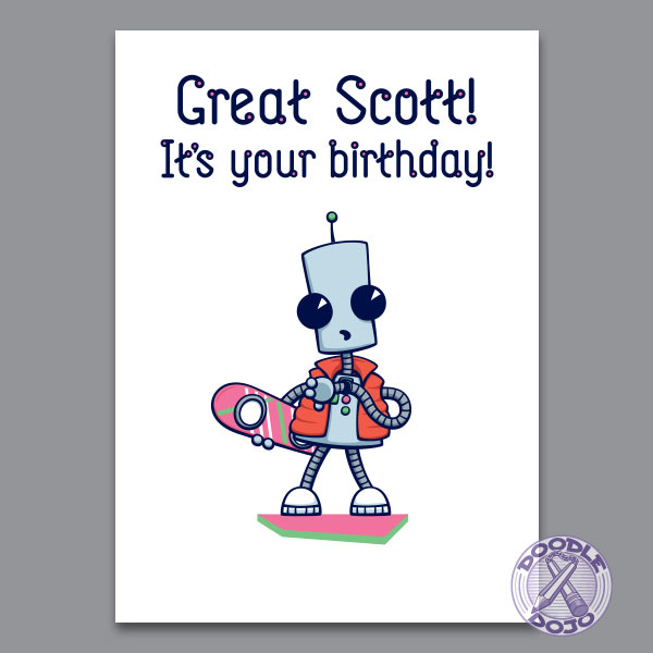 Happy #BackToTheFutureDay!
I've got the perfect #birthdaycard for any fans of #MartyMcFly and #cute #robots 😀
https://t.co/qiX8unSWph
#BTTFDAY #BTTF35 #geeky #Geekygifts #hoverboard https://t.co/SOotjkIrwK