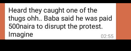 DQueenMLD's tweet photo. Hoodlums comfirmed being paid to disrupt the 
peaceful #EndPoliceBrutality  protest in Gombe leaving some people injured 💔
#gombeprotest https://t.co/X8tdEzbGBA