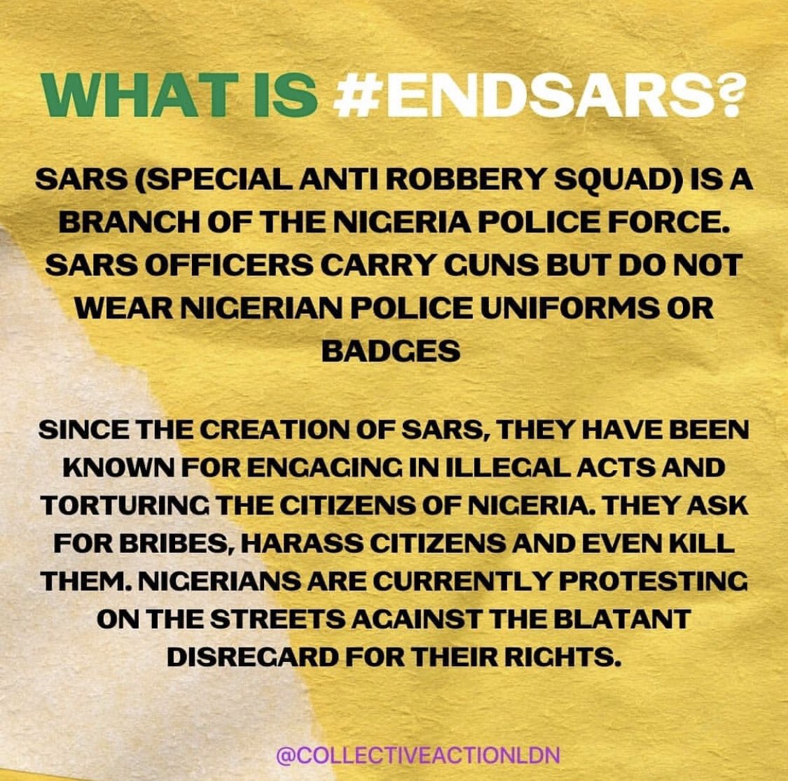 We’ve put together some info on  #EndSARS   and how you can meaningfully help from outside Nigeria. Check the link in our bio, or the thread below, for ways to support.  #EndSWAT  #LekkiMassacre