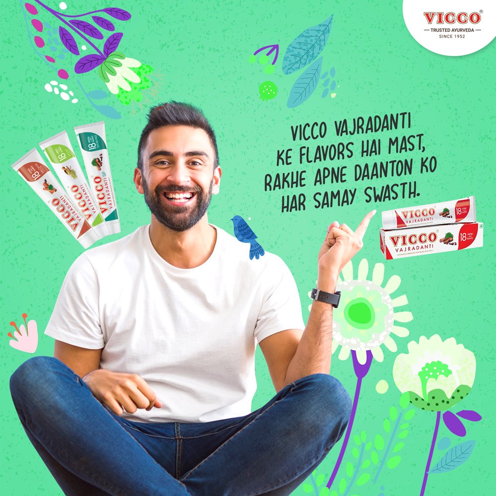 Vicco_Labs's tweet photo. Vicco Vajradanti ke flavours hai sabse best apnaiye aaj he. Ab saunf, daalchini aur sugar free flavors mein.
Click here to get your pack: https://t.co/Htu2kyLZKr
#Vicco #KnowYourTeeth #DidYouknow #ViccoIndia #HealthyTeeth #StrongGums #OralCare #TeethWhitening #Teeth #Dental https://t.co/aXE09JpLL5