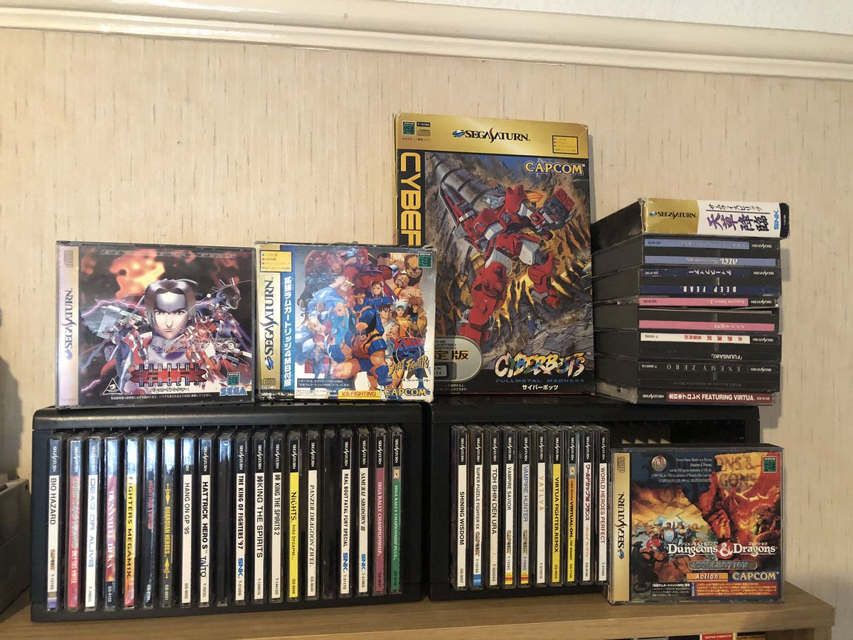 CrtHeaven's tweet photo. Current #ntscj #SegaSaturn collection! https://t.co/xdAiWbmMrS