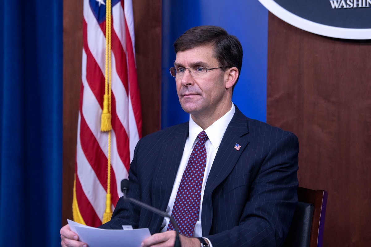 US #defense secretary Mark Esper lashes out on #China by saying that #India faces #Chinese aggression in the #Himalayas every day, especially along the #LAC and Beijing is also putting #political pressure, #diplomatic pressure and #military pressure in some cases to bend #India. https://t.co/eB7ugW1zDY